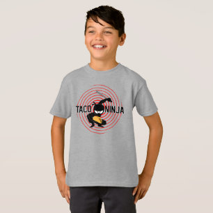 Taco Ninja Design - Kinderen Basic T-Shirt
