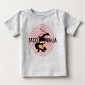 Taco Ninja Design - T-shirt Baby Fine Jersey (Devant)