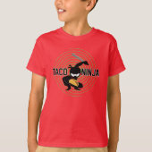 Taco Ninja Design - T-shirt de base pour enfants (Devant)