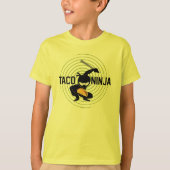 Taco Ninja Design - T-shirt de base pour enfants (Devant)