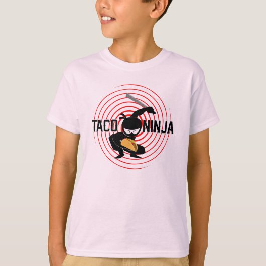 Taco Ninja Design - T-shirt de base pour enfants (Devant)