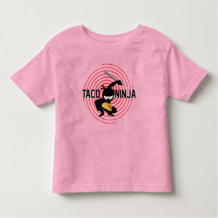 Taco Ninja Design - T-shirt Jersey fin Toddler