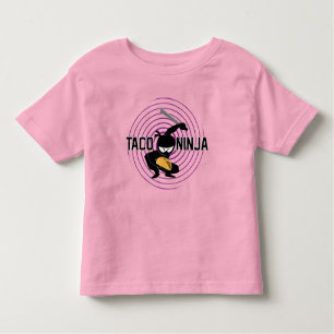 Taco Ninja Design - T-shirt Jersey fin Toddler