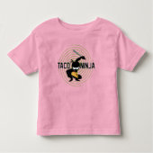 Taco Ninja Design - T-shirt Jersey fin Toddler (Devant)