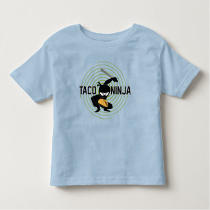 Taco Ninja Design - T-shirt Jersey fin Toddler