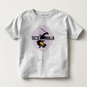 Taco Ninja Design - T-shirt Jersey fin Toddler