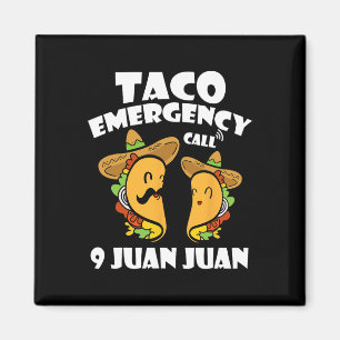Taco Noodoproep 9 Juan Cinco De Mayo Mexico Magneet