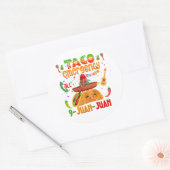 Taco noodoproep 9 JUAN JUAN Cinco de Mayo Ronde Sticker (Envelop)
