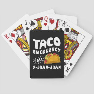 Taco Noodoproep 9 Juan Juan Grappig Pokerkaarten