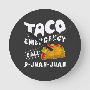 Taco Noodoproep 9 Juan Juan Grappig Ronde Klok