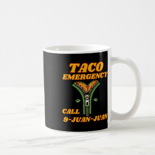 Taco noodoproep 9 Juan Juan grappige Mexicaanse vr Koffiemok
