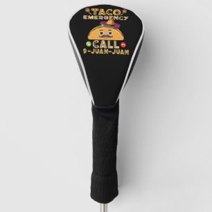 Taco noodoproep Grappige Cinco de Mayo Mexicaan Golfheadcover