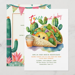 Taco 'over Baby Fiesta Baby shower Plezier Schatti Kaart