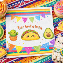 Taco over een baby shower