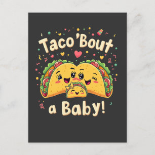 Taco 'Over een Baby zwangerschap Tao Cinco De Mayo Feestdagenkaart