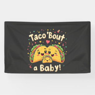 Taco 'Over een Baby zwangerschap Tao Cinco De Mayo Spandoek