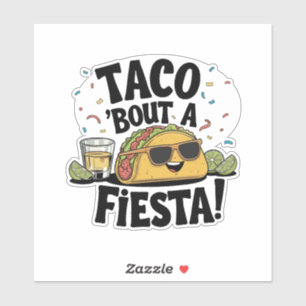 Taco 'Over een feest! - Cinco de Mayo Sticker