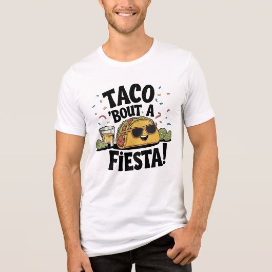 Taco 'Over een feest! - Cinco de Mayo Tri-Blend Shirt (Voorkant)