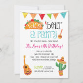 Taco over een Feest Kaart (Voorkant)