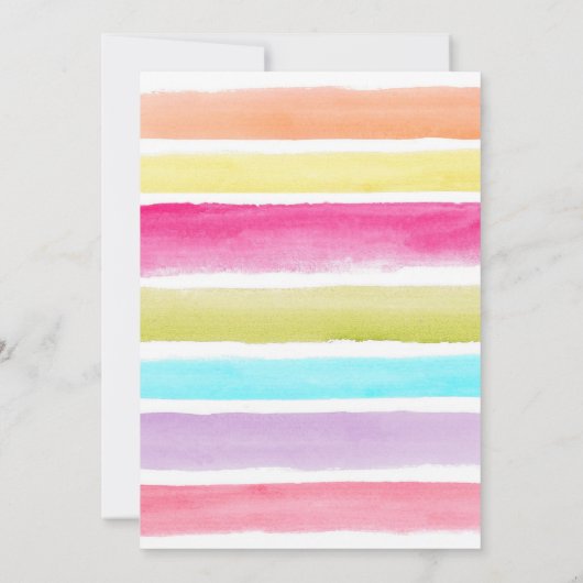 Taco over een feestmeisje Roze eerste Fiesta verja Kaart (Achterkant)