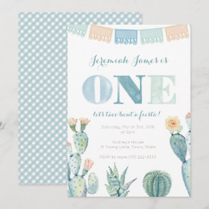 Taco over een Fiesta First Birthday Party voor jon Kaart