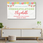 Taco over een toekomstig Fiesta afstudeerfeest Spandoek