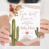 Taco over liefde Baby shower zuidwestelijke cactus Kaart