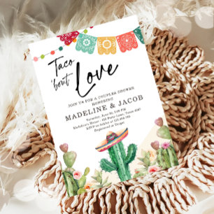 Taco Over Liefde Cactus Fiesta Couples Douche Invi Kaart