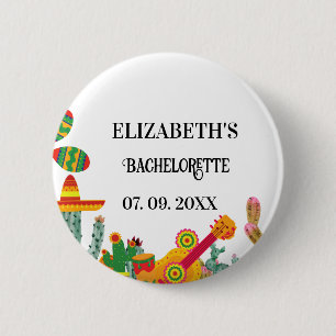 Taco over liefde Final Fiesta Bachelorette Weekend Ronde Button 5,7 Cm
