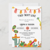 Taco 'Over Liefde Koppels Douche Cactus Kaart (Voorkant)