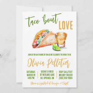 Taco 'Over liefde! Tacos en Tequila Vrijgezellenfe Kaart