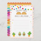 Taco over Twins! Thema thema Advies en goede wense Kaart (Voorkant / Achterkant)