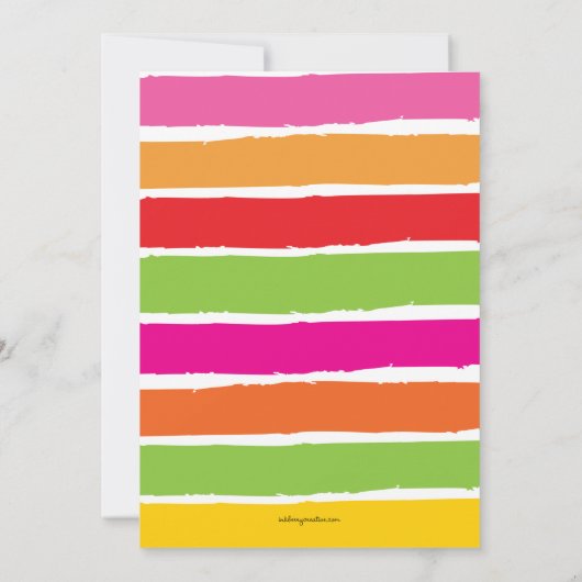 Taco over uitnodiging van het Chalkboard van een P (Achterkant)