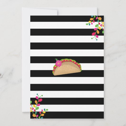 Taco parle d'une invitation Baby shower (Dos)