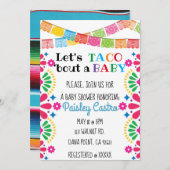 Taco parle d'une invitation pour bébé (Devant / Derrière)