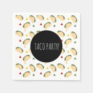 Taco Party Birthday Servet