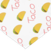 Taco-patroon op tafelkleed (Gekanteld)