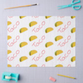Taco-patroon op tissuepapier (Craft)