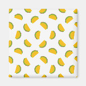 Taco Pattern Print Magneet (Voorkant)