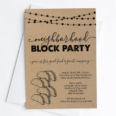 Taco Quartier Bloc Parti Invitation