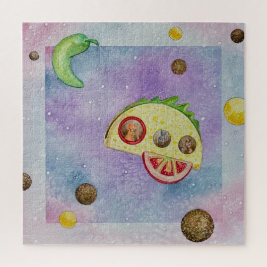 taco-raketpuzzel legpuzzel (Verticaal)