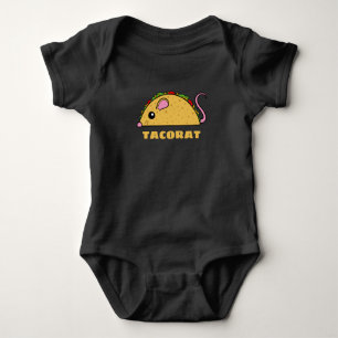 Taco Rat Baby Bodysuit (gele tekst)