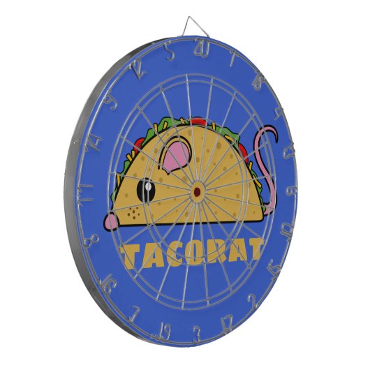 Taco Rat Dartboard Dartbord (Voorkant Links)