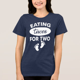 Taco’s eten voor twee lekkere Moederdagen Tri-Blend Shirt