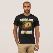 Taco’s zijn mijn liefde t-shirt (Voorkant volledig)