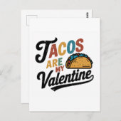Taco’s zijn mijn Valentijn Briefkaart (Voorkant / Achterkant)
