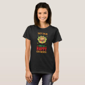 Taco Salad Design  Taco Salad makes me Happy Premi T-shirt (Voorkant volledig)