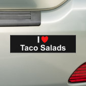 Taco Salads Bumpersticker (Op auto)