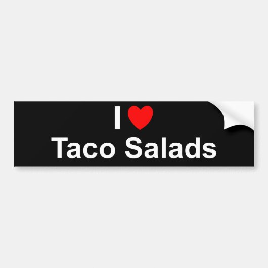 Taco Salads Bumpersticker (Voorkant)