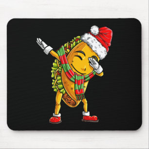 Taco Santa Kerst Kinder Jongens Mannen Dab Xmas Ca Muismat